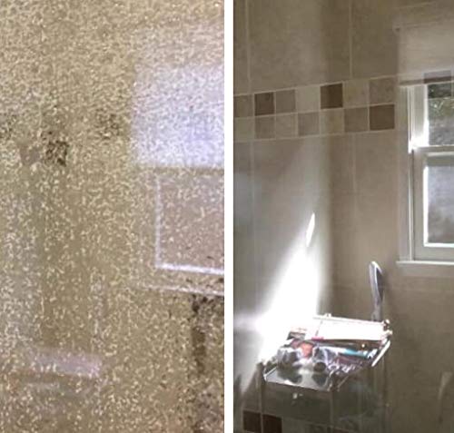 Hard Water Spot & Grime Remover Kit – Diamond Magic 40oz Cleaner + 4 Drill Scrub Brushes for Glass, Tile, Chrome, Fiberglass & More