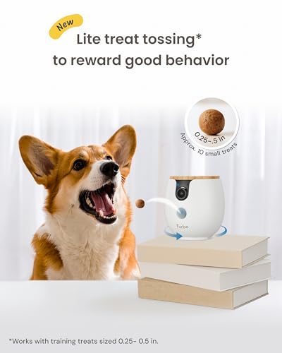 Furbo Mini 360° Pet Camera [No Monthly Fee] | Clear 2K QHD Video, 360° Rotating View, Barking/Meowing Alerts, 2-Way Audio, Color Night Vision, Pet Monitoring, No AI Alerts - style: Mini 360° Camera