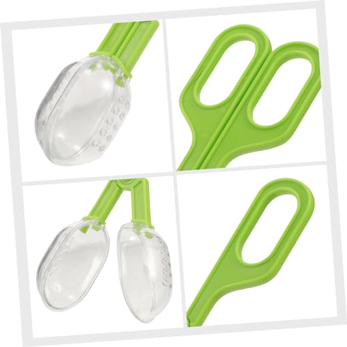 Multifunctional Clamp Reptile Poop Clip Aquarium Gravel Long Tweezers for Reptile Tank Accessories