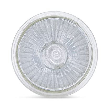 75W MR20 Heat Light Bulb for Reptiles Reptile Light - 1 Pack | Carolina Custom Cages UVB Halogen Basking Light GU10 Twist Lock Base Bulb for Turtle · Bearded Dragon · Other Reptiles