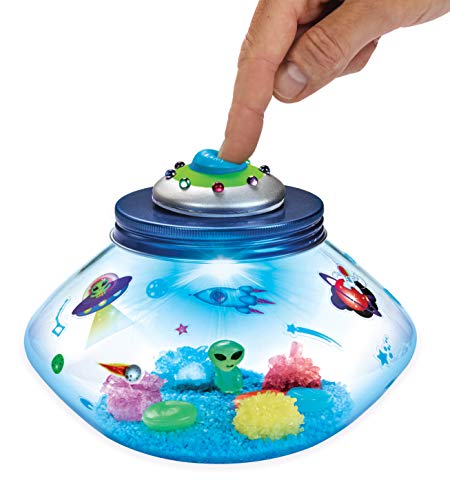 Creativity for Kids Crystal Space Terrarium Kit - Crystal Growing Kit for Kids - DIY STEM Science Kit for Boys and Girls (Ages 6+) - style: Space Terrarium