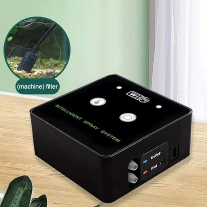 WiFi Terrarium Misting System, 360° Rotating Spray Nozzle with Timed Control, Automatic Humidifier Kit Rainforest Plant Reptile, USB Powered(4 nozzle) - size: 4 nozzle