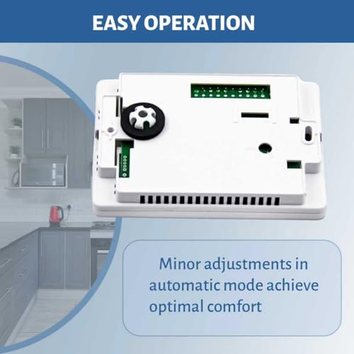 exuberant Model 60 Whole House Digital Humidistat Control Panel with Outdoor Temperature Sensor, 24V Universal Humidifier Controller
