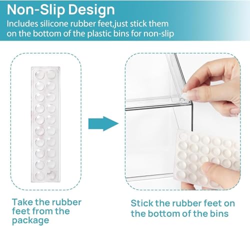 Vtopmart 4 Pack Baby Bottle Organizer Set, Stackable Storage Drawers Ideal for Kichen Countertop, Vanity, Bathroom, Cabinet, Pantry Organization - style: 2 Small+2 High