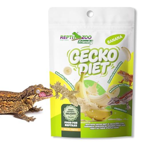 Gecko Food, Fruit Mix Insects Gecko Diet with Banana 2 oz