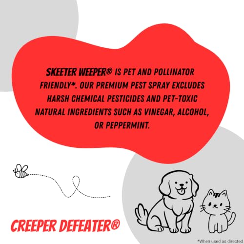 Skeeter Weeper® Smart Pest Control Fogging/Misting System and Premium Natural Misting Solution Bottle (Concentrate)