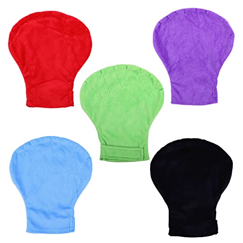 Portable Bird Anti-bite Gloves Small Pet Parrot Chewing Protective Handling Gloves for Training Conures - size: Black