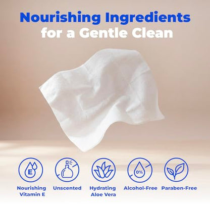Best Pet Supplies Cleaning Dog Wipes - Hydrating Aloe, 100 Count | Unscented, Large 8x9" Pet Wipes, Vitamin E, Puppy & Cat Safe, Gentle Grooming, Resealable Pouch Prevents Drying - color: Hydrating Aloe Vera, size: 100 Count