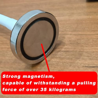 Magnetic Inspection Mirror Tool with 360° Swivel Adjustable Head, Welding Mirror for Mechanics & Automotive, Telescoping Stick for Tight Spaces Blind Spots