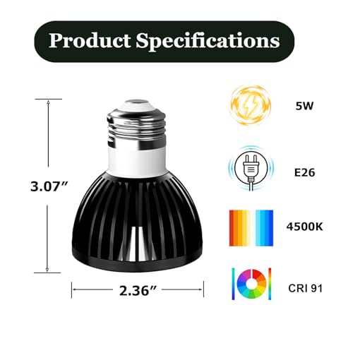 UVB Light for Reptiles with Anti-Glare Lens UVB Bulb 5W LED UVA UVB Reptile Light Bulb Soft Glow UVA UVB Lights for Turtle, Cameleon, Lizard, Bearded Dragon, Gecko 1 Pack