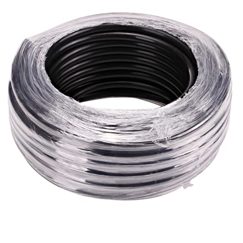 Raidrip 016005P 1/4-Inch Drip Irrigation Supply Tubing, 50-Foot, for Irrigation Systems, Black Polyethylene (Pack of 4) - size: 50 Ft (Pack of 4), style: Polyethylene
