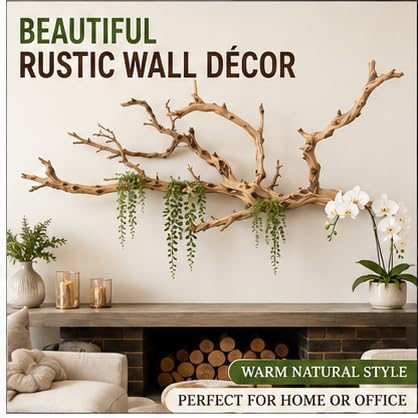 Koyal Wholesale California Driftwood with Natural Brown Branches, 36-Inch Large Driftwood Decor - size: 36 Inches
