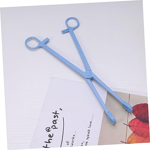 BESPORTBLE 2pcs Reptile Poop Pickup Tool Lightweight Waste Cleaning Tongs for Tortoise Hamster Lizard and Bird Durable Design with Comfortable Grip and Powerful Tooth Groove