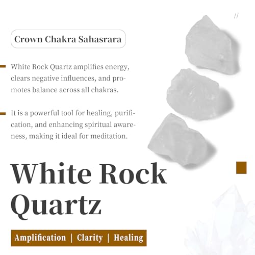 SUNYIK 1LB Natural Raw Rock Quartz Stones Rock for Tumbling Cabbing | Irregular Healing Crystal Rock Stones for Aquarium, Terrarium Fish Tank, Fountain Rocks, Jewelry Making, Rock Collections - color: Rock Quartz(0.8"-2.2")