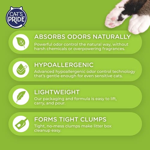 Cat's Pride Natural Lightweight Hypoallergenic Clumping Litter 10lb