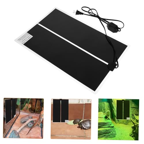 YARNOW 3pcs Reptile Heating Pad Temperature Control Electric Heat Mat for Terrarium Suitable for Snakes Lizards and Container Insulation Standard
