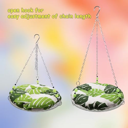 11.8in Reptile Bed，Reptile Hammock Swing Hanging Bed, Lizard Swing Toy, Lizard Bed, Reptile Lounger Terrarium Hanging Hammock for Bearded Dragon Lizard Gecko Chameleon Parrot Hamster Small Pets