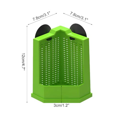 Bearded Dragon Feeder, Escapeproof Corner Reptile Feeder Box with Suction Cups for Lizard, Lguana, Gecko, Bearded Dragon - size: S