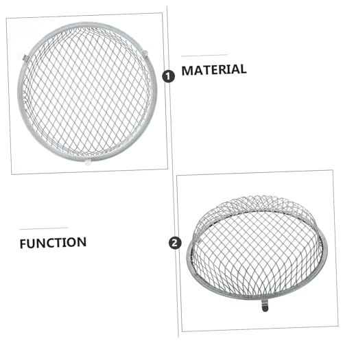 Efficient Heat Dissipation Reptile Heating Lamp Shade 5.5 Inch -Scald Mesh Cover for Reptile Lamp Bulb