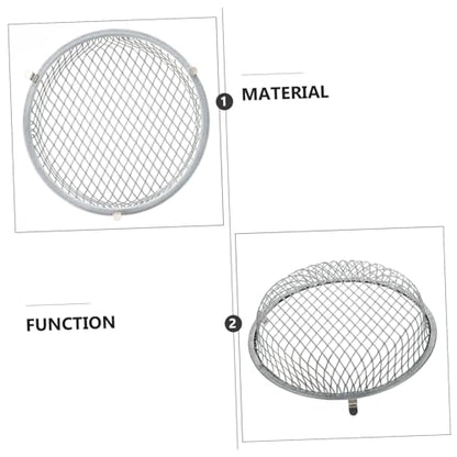Efficient Heat Dissipation Reptile Heating Lamp Shade 5.5 Inch -Scald Mesh Cover for Reptile Lamp Bulb