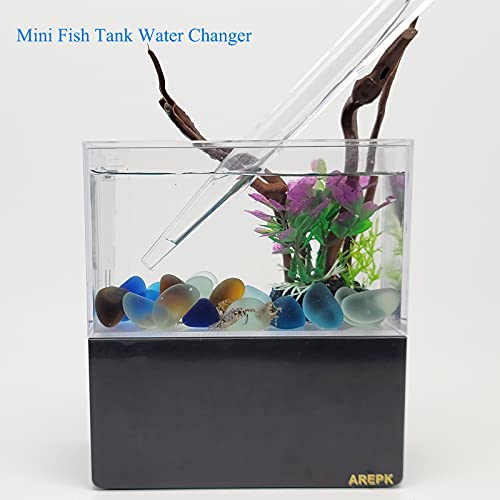 Aquarium Coral Feeder Fish Feeder Waste Clean Tool Manual Cleaner Water Changer Fish Tank Cleaning Tool Siphon Dropper Waste Remover Aquatic Bottom Pipette (25IN) - size: 25IN