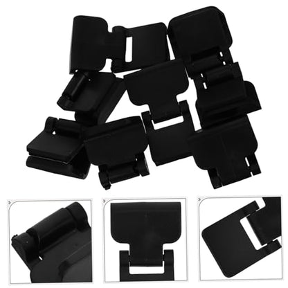 Mikikit 8pcs Turtle Tank Lock Clips Secure Latches for Reptile Terrariums Aquarium Cover Holders Easy to Attach for Enclosures