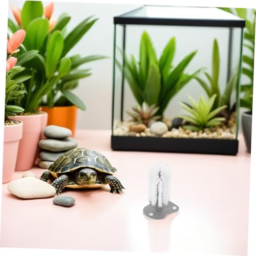 Abaodam Turtle Back Scratcher Brush with Suction Cup for Shell Cleaning and Health Maintenance, 2pcs Sturdy Water Turtle Scrubber for Aquatic Tank Use