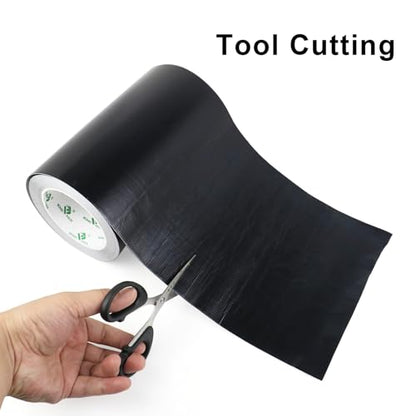 BOMEI PACK Adhesive Black Aluminum Foil Heat Shield Tape Barrier 8in x 66ft, Fiberglass Thermal Insulation Reflective Material High Temp Protection 1Pack - size: 8inch x 66ft