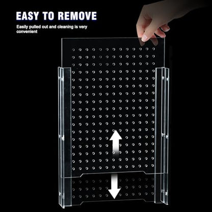 Acrylic Fish Tank Divider for 55 Gallon Aquarium, 55gal Tank Separator - size: 13''x19''(55gallon)