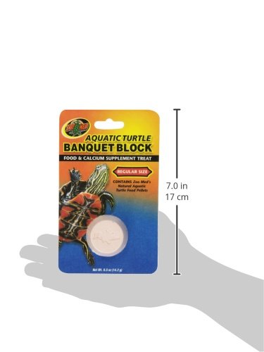 Zoo Med Aquatic Turtle Banquet Block , 0.5 Ounce (Pack of 1) - size: 0.5 Ounce (Pack of 1)