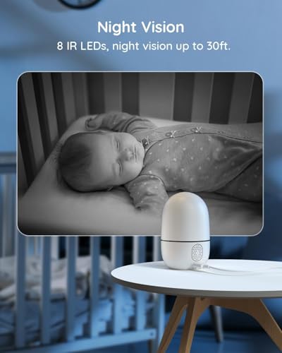 VIRTAVO Pet Camera Indoor No Subscription, for Dog Cat Baby, 360° PTZ | Dual Lens Dual View, Auto Motion Tracking, 2-Way Audio, Night Vision, Phone App, SD & Cloud Storage, Wired