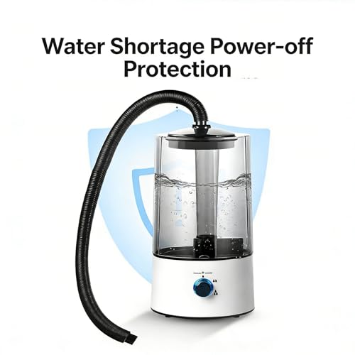 Reptile Humidifier Fogger, 4L Large Capacity 3 Grades Adjustable Quiet Mister with Extended Hose Automatic Terrarium Misting System for Chameleon Snakes Plants