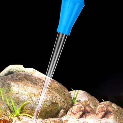Toddmomy 3pcs Aquarium Cleaning Siphon with Scale Practical Fish Tank Cleaner Made of Plastic Long Enough and Convenient to Use for Cleaning Fish Tanks