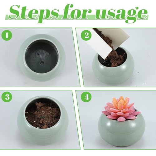 150Pcs Pot Inserts for Planters, 3.94/2.95/1.97 Inch Round Bonsai Mesh Screen/Plastic Mesh Sheet, Reusable Flower Pot Hole Meshes, Prevent Soil Loss, Succulents