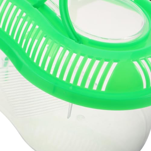 Portable Plastic Reptile Transport Container with Ventilation Holes and Secure Lid Design for Travel and Outdoor Use, Suitable for Turtles and Other Small Pets