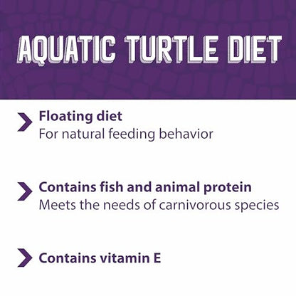 Mazuri | Nutritionally Complete Aquatic Turtle Food | Freshwater Formula - 25 Pound (25 lb.) Bag