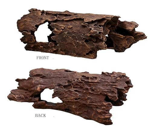 Large Reptile Hide Cave-Aquarium Decor for Snakes & Fish - size: Large