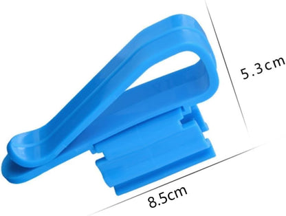2Pcs Fish Tank Mounting Clip, Adjustable Water Pipe Hose Holder for 0.31"-0.62" Diameter Aquarium Tube, Aquarium Air Pump Accessories (Black) - color: Black
