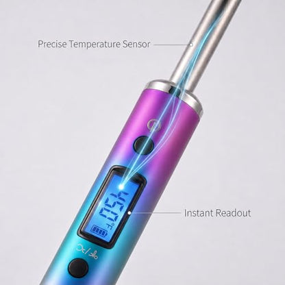 Real-time Temperature Reading Device, Digital thermocouple Thermometer Kits - Rainbow - color: Rainbow