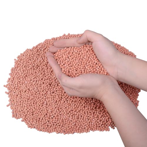 2.0 LB Clay Pebbles, 1/8'' Gardening Ceramsites Growing Media for Succulents Orchids, Aquaponics, Aquaculture Hydroponics. Ceramsite Clay Rocks Decor Cultivation, Leca for Plants - size: 2.0 LB