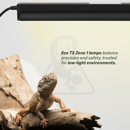 Reptile Systems T5 Ferguson Zone 1 Reptile Lamp – 22-in, 24-watt – Light for Reptiles, Chameleons & Geckos – Ideal for Tanks & Vivariums