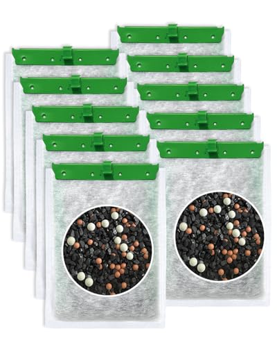 10 Pack 5-Layer Cartridges Compatible Tetra Whisper Large, PF20-60 | Upgraded Filter Cartridges for Turtle Tank & Aquariums, Compatible with Tetra Whisper 20i 40i IQ20 30 45 60 PF20 30 40 60 - size: Large, 10 Pack