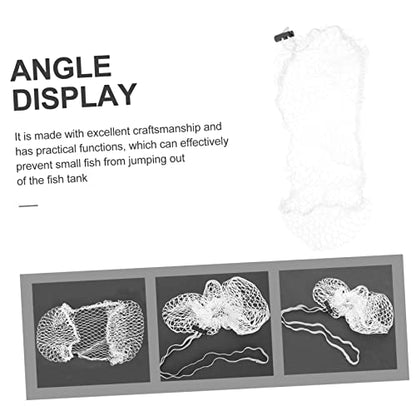 Abaodam Fish Tank Protective Net Mesh Cover for Jumping Fish and Reptiles and Versatile Use As Divider Easy to Cut and Install