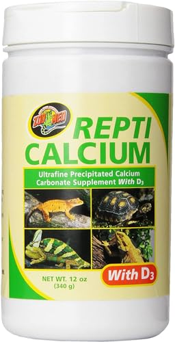 Zoo Med Reptile Calcium with Vitamin D3, 12-Ounce - size: 12-Ounce