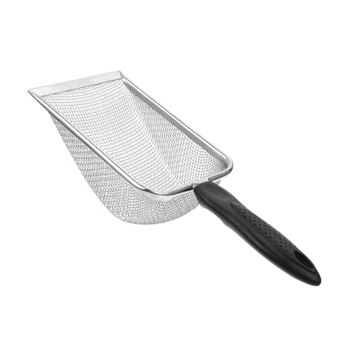 KESYOO Reptile Shovel Substrate Scoop for Tortoise Lizard Snake Scorpion Stainless Steel Sieve Easy Cleaning
