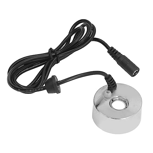 Luocute Ultrasonic Mist Maker Fogger, Aluminum Alloy Cool Mist Water Fountain Atomizer, Suitable for Pond, Rockery, Fish Tank, Vase and Indoor Décor