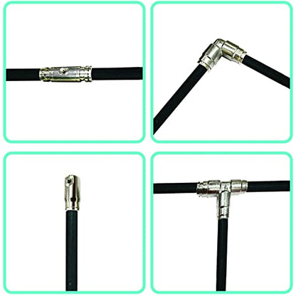 3/8" OD High Pressure Nylon Tubing for Outdoor Misting System 65.6ft/20m Misting Line for Patio Patio Mister for Cooling Water Mister Hose for Umbrella (0.22" ID) - size: 3/8 Inch