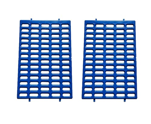 Saguaro Acres Rabbit and Small Animal Cage Resting Mat for Wire Floored Cages 2 Pack (Blue) - color: Blue
