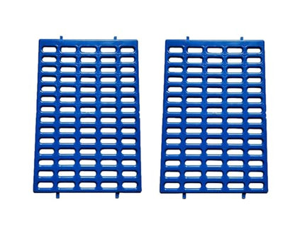 Saguaro Acres Rabbit and Small Animal Cage Resting Mat for Wire Floored Cages 2 Pack (Blue) - color: Blue