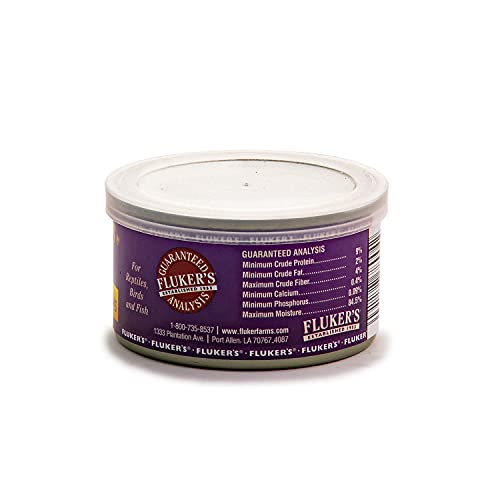 Fluker's Gourmet Canned Food for Reptiles, Fish, Birds and Small Animals, Soldier worms, 1.2 oz - size: 1.2 Ounce (Pack of 1), style: Soldierworms